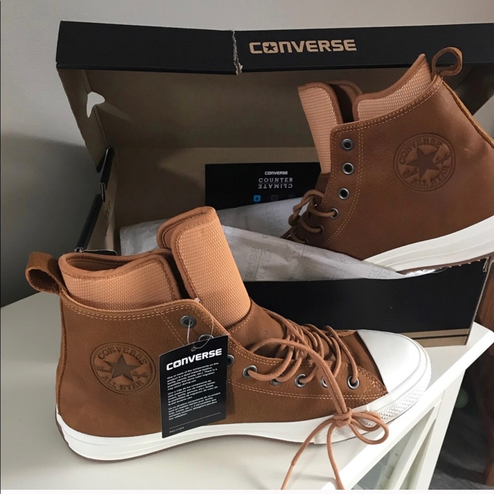 Beautiful Leather Converse!!
